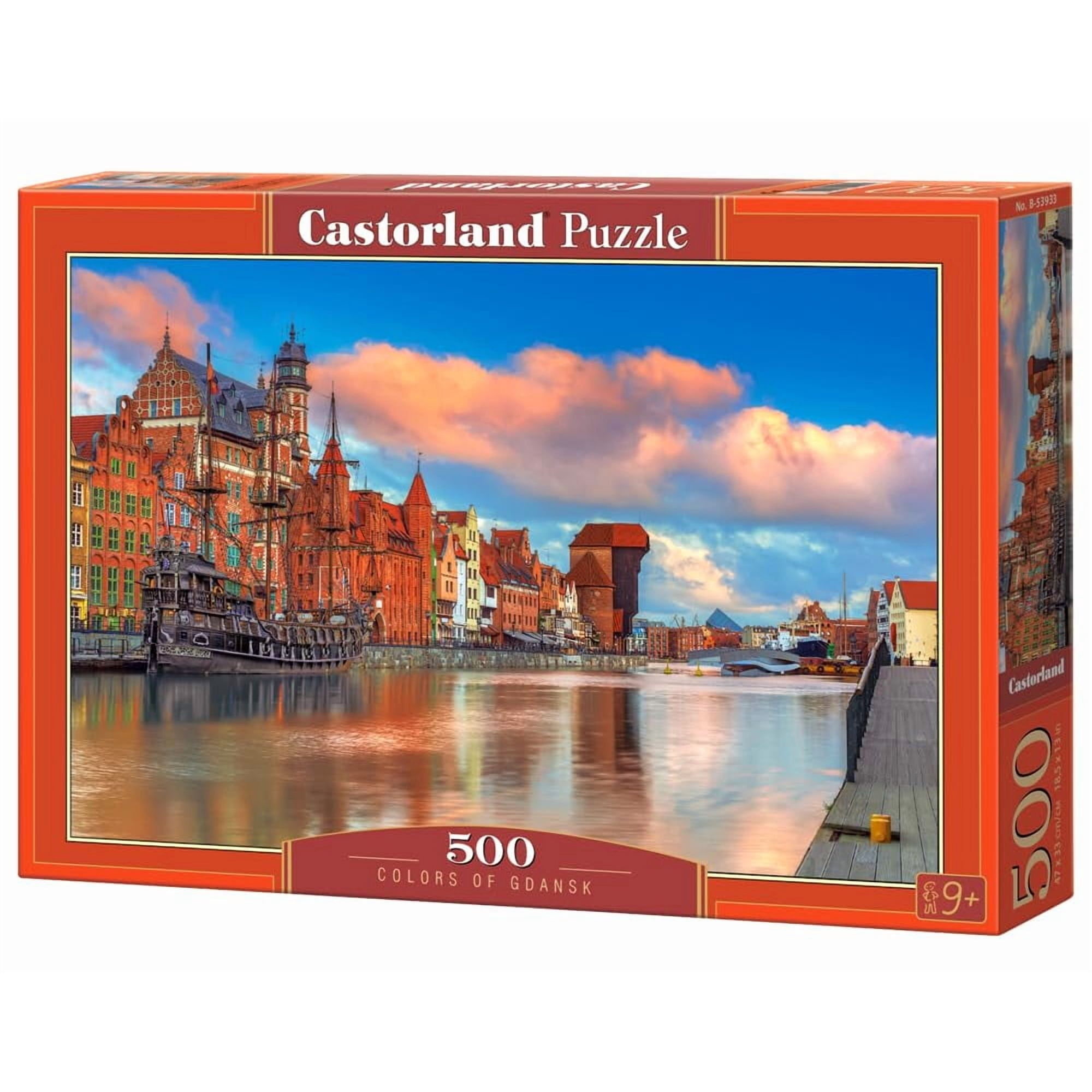 Puzzle Castorland Colores De Gdansk Polonia 500 Piezas