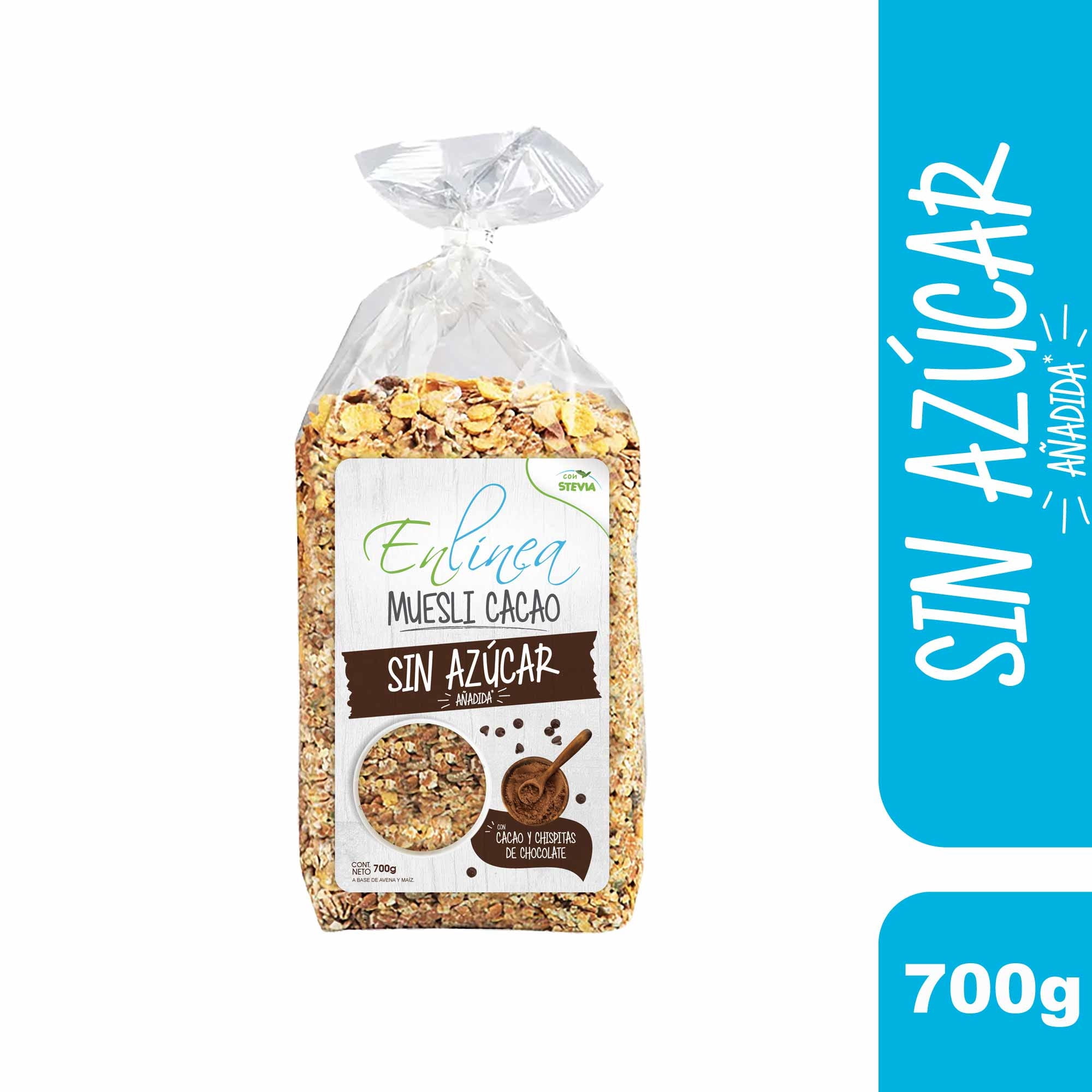 Muesli Cacao Sin Azúcar 700 g En Línea