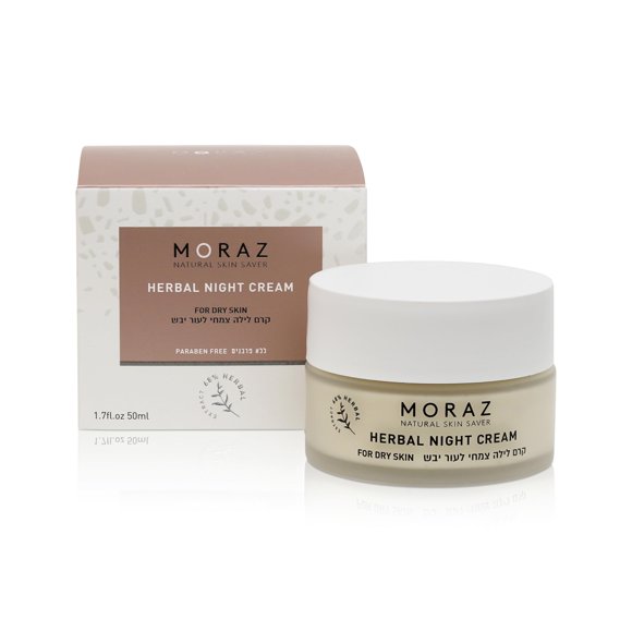 Crema de noche Moraz Herbal Antienvejecimiento 50 ml con extracto de romero