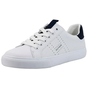 Zapatilla Tommy Hilfiger Lamiss Para Mujer, Color Blanco/Azul Marino, Talla 7.5