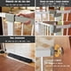 thumbnail image 5 of Reja Seguridad Escalera Puerta Ajustable Bebe Mascotas Metal, 5 of 6
