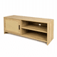 thumbnail image 3 of Rack De Tv Madera Natural Con Puerta Rattan 120 Cm, 3 of 8