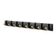 thumbnail image 4 of Perchero Montado en la pared Estante colgante de entrada Riel de gancho de metal resistente para toallas de baño Batas Otros artículos de tocador Ropa negro, 4 of 5