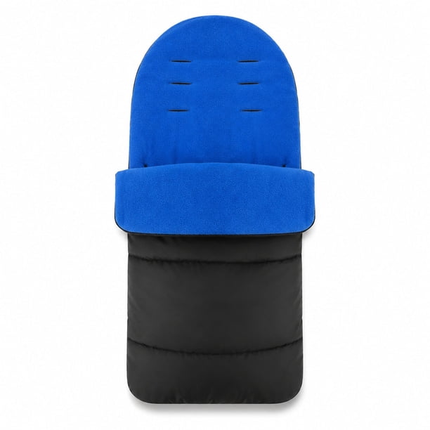Saco térmico impermeable para coche de bebé color negro con azul