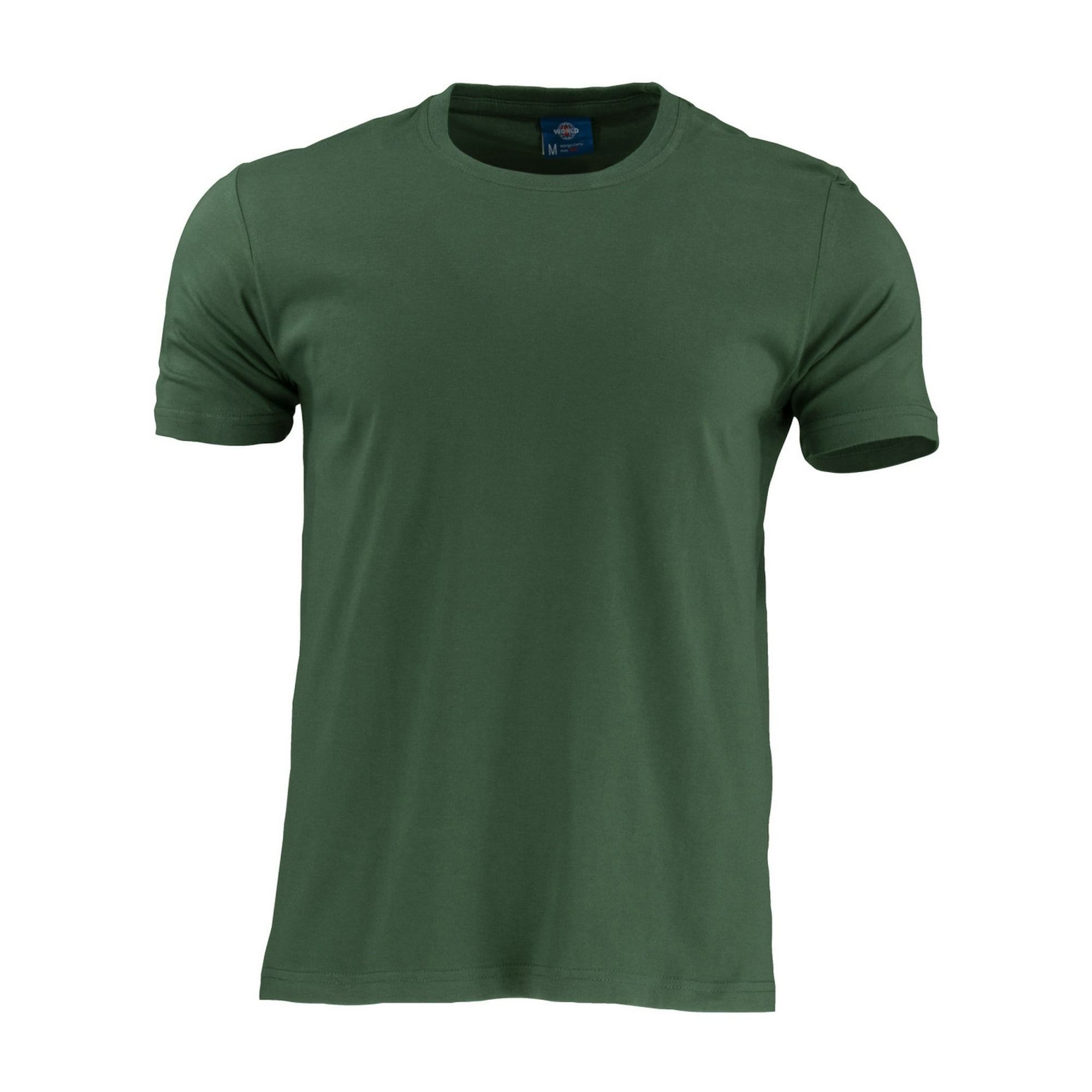 T-world - Polera M/c Hombre 100% Algódon Verde Pino