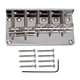 thumbnail image 2 of Llave de tornillo de puente de 5 sillas para 5 cuerdas, plata de reemplazo eléctrico, 2 of 3