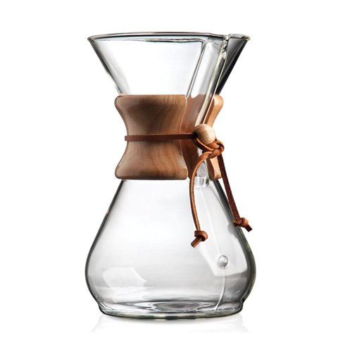 Cafetera Chemex Pour-Over Glass Classic Para 8 Tazas