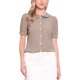 thumbnail image 1 of INSPIRE CHIC Blusa de Cuadros para Mujer de Regreso a Clases con Cuello Peter Pan y Mangas Cortas Abullonadas con Botones Marrón Oscuro XL, 1 of 6