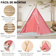 thumbnail image 4 of Carpa Tipi Pieza De Niños Para Decoraciones Y Juguetes, 4 of 6