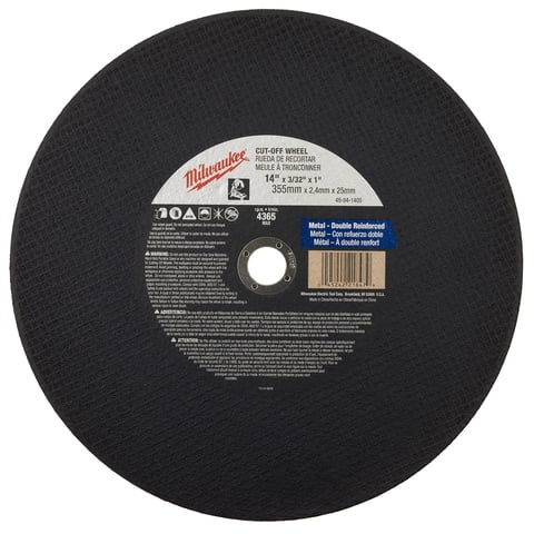 Disco De Corte Milwaukee 49-94-1405 Milwaukee Tronzadora