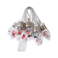 Magideal - Bombillas De Cadena De Luces Navideñas, Iluminación Versátil De 1,5 M, Resistente Al Agua, Lámpara De Hadas, Decoración Navideña Para Celebraciones En
