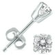 thumbnail image 1 of Aros Paris Jewelry 1/2 Carat 14k White Gold Round Solitaire Diamond Stud, 1 of 3