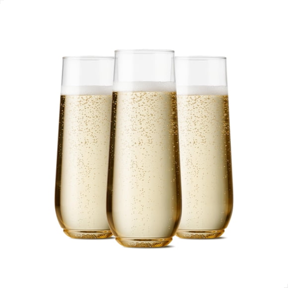 Copas de champán TOSSWARE POP, 270 ml, flauta, paquete de 12
