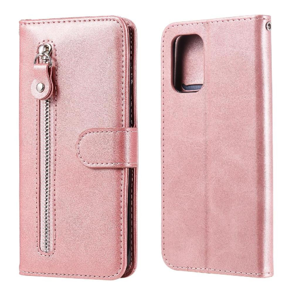 Gangxun - Funda Con Cremallera Para Xiaomi Redmi Note 10 5g, Carcasa Cartera De Cuero Pu Con Soporte Y Tarjetero