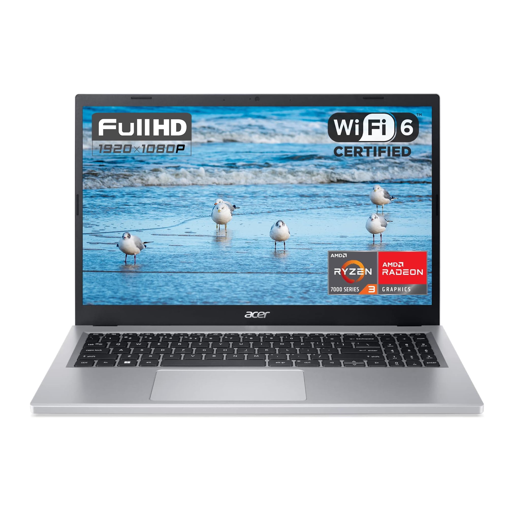 Ordenador Portátil Acer Aspire 2023, 15,6 Pulgadas Full Hd, Ryzen 3 7320u, 8 Gb De Ram