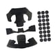 thumbnail image 3 of El Kit De Relleno De Casco Suministra Almohadillas De Esponja De Memoria Para Montar En El Exterior De Skate Negro, 3 of 3