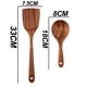 thumbnail image 2 of Utensilios de cocina de madera de teca para cocinar, antiadherentes, naturales y saludables, juego de 2 piezas, 2 of 5