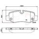 thumbnail image 3 of Pastillas Freno para auto Mercedes Benz Vito 2014-2023 Trasero, 3 of 4