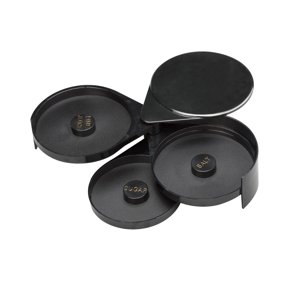 Magideal - Barra Multiusos De 3 Niveles, Borde De Cristal, Pp, Sal, Cazo, , Margarita, Caja De Cóctel, Contenedor De Condimentos, Duradero, Resistente Para