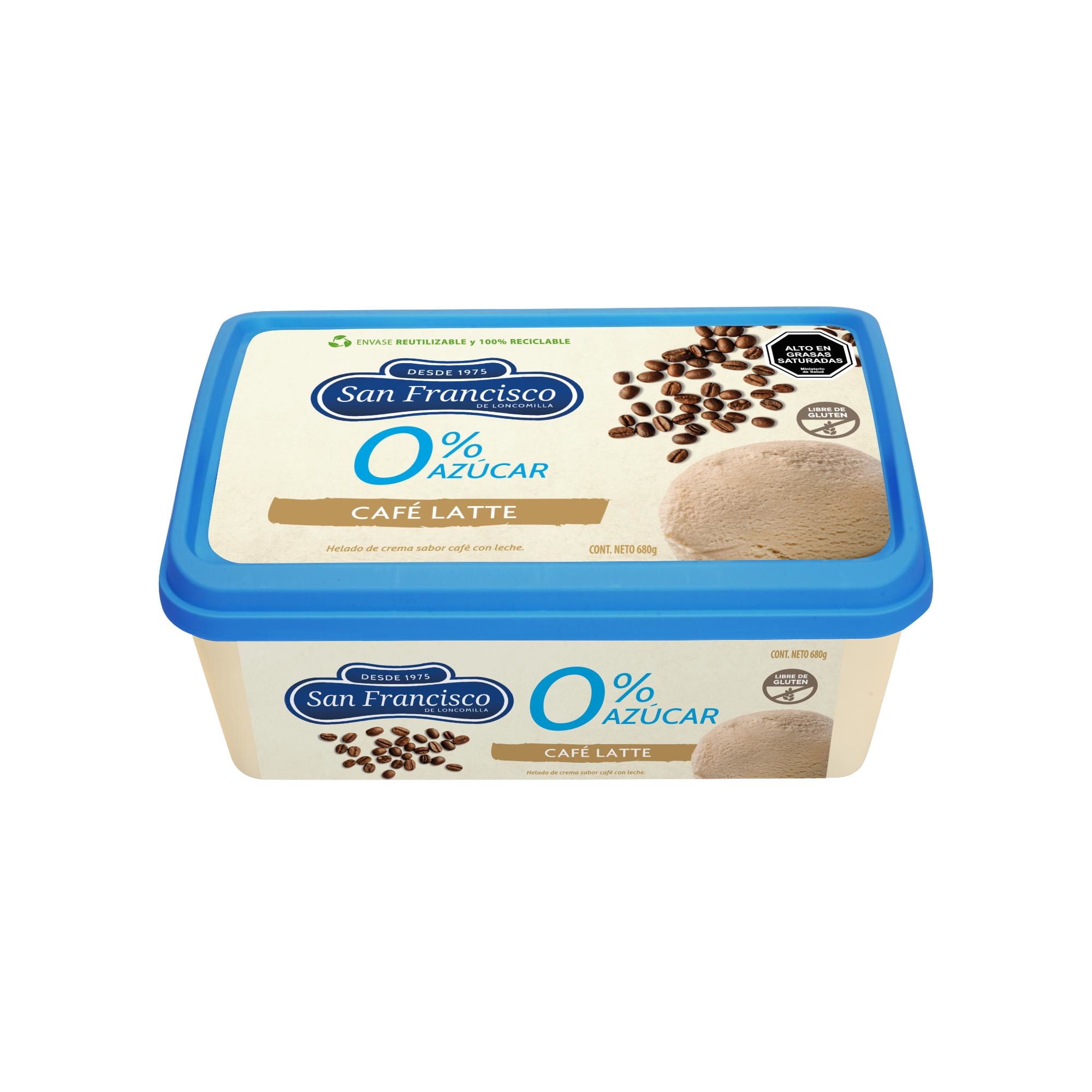 Helado Sabor Café Latte 0% Azúcar Cassata 1 L San Francisco