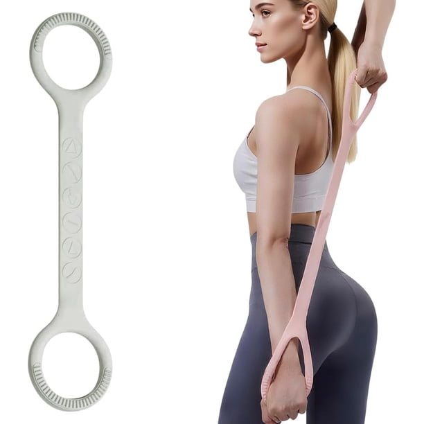 Banda resistencia figura 8 asas 7-16kg silicona polea yoga pilates