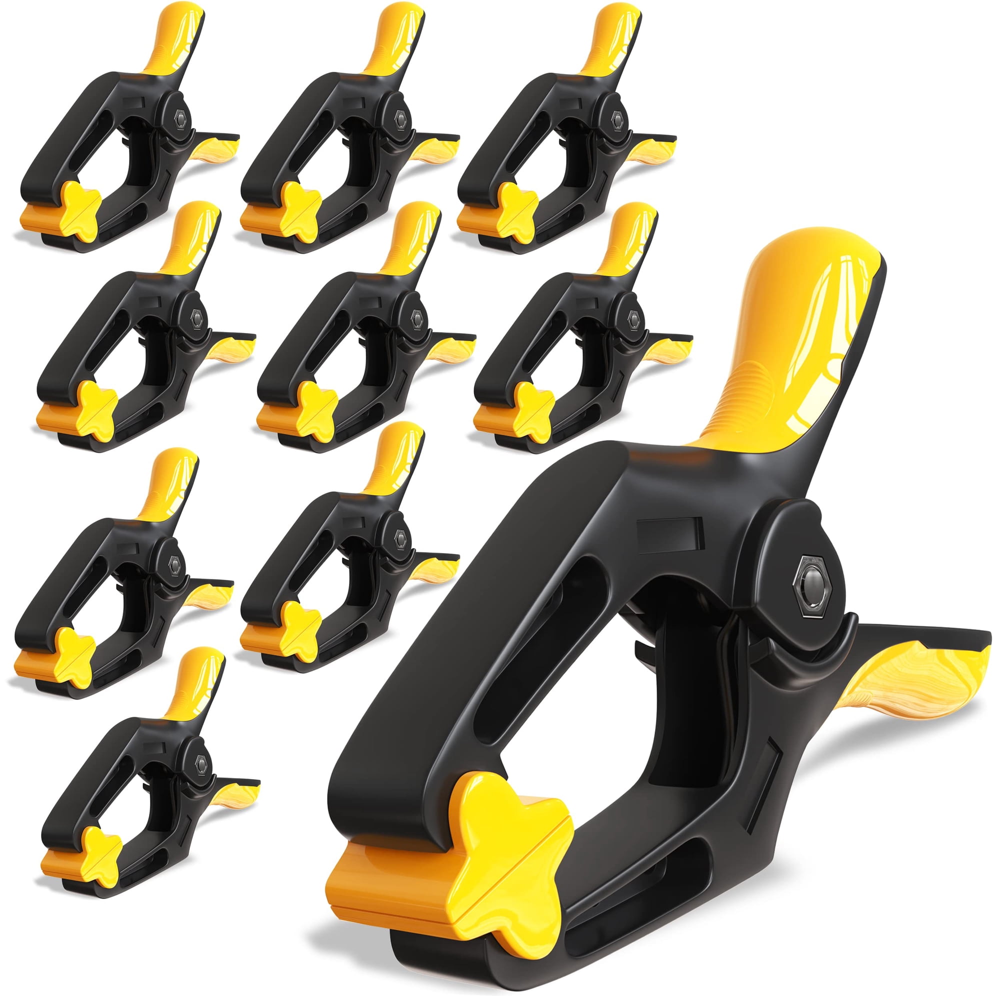 Pinzas De Resorte Equiptz, 10 Unidades, Plástico, 10 Cm, Para Cubierta De Piscina