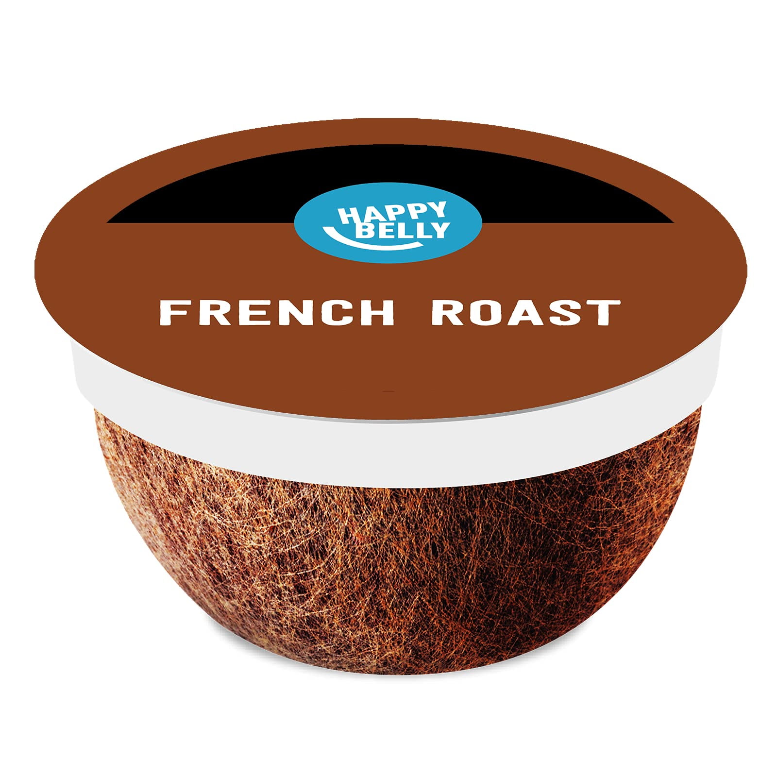 Cápsulas De Café Happy Belly French Roast Oscuro, 96 Unidades