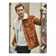 thumbnail image 3 of Chaqueta de Cuero Genuino Caballeros Hombre Moda 2020 Il, 3 of 3