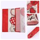 thumbnail image 5 of Juego de 6 Manteles Love Hearts, Felices Día de San Valentín Manteles de Mesa de Comedor, Decoración de Vacaciones de Aniversario de Boda Rojo Floral 45*30cm, 5 of 6