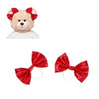 Moños Rojos Build A Bear Set Clásico De Accesorios
