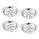 thumbnail image 2 of Juego De 4 Platos De Plato De Caracol Francés Con Plato De Caracol Francés De Acero Inoxidable, 2 of 5