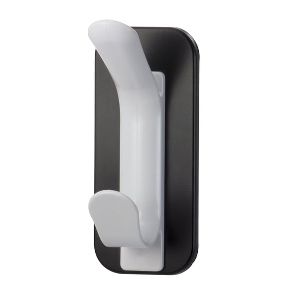 Gancho doble magnético para abrigo Officemate Magnet Plus negro/blanco