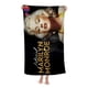 thumbnail image 3 of Marilyn Monroe Toalla de playa de secado rápido con diseño temático, regalo para mujeres y niñas, ideal para cumpleaños, fans, amantes de la música, uso en la playa o al aire libre,78*180cm, 3 of 6