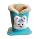 thumbnail image 3 of Soporte Para Gafas Con Forro De Felpa, Organizador Compacto Para Dormitorio O Cocina, Regalo Ideal Para Cachorros Azules, 3 of 5