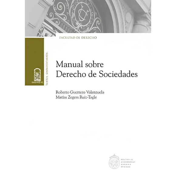 Libro Manual Sobre Derecho De Sociedades 932