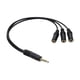 thumbnail image 2 of Cable De Extensión Divisor De Auriculares Sin Interferencias Para Auriculares De Teléfono Portátil De 1 A 3, 2 of 5