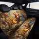 thumbnail image 4 of Winnie the Pooh-theme Car Rear Seat Covers Back Elastic Flexible Car Seat Covers Decorative Fits Most Cars 120x59x76cm, 4 of 6