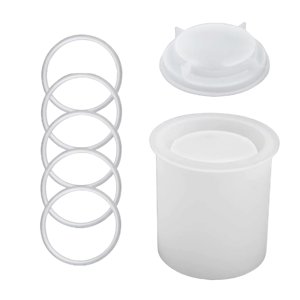 Bothyi - Cilindro De Silicona Para Fundición De Velas, Bricolaje, Para Hacer Velas De Yeso, Decoración