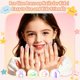 thumbnail image 2 of Uñas Press-On OPkssnails para Niñas 96 piezas con punta almendra, 2 of 6