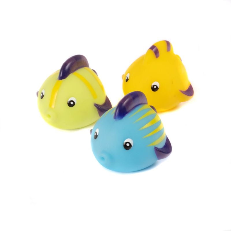 Baby Dulccitto - Baño Bebé Peces De Goma Multicolor