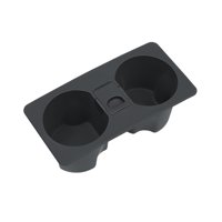 Ioensy - Portavasos De Agua Para Consola Central De Coche, Inserto De Silicona Para Tesla Model 3 Y Negro