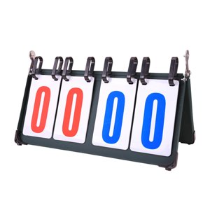 Ioensy - Marcador De Mesa Flip Pingpong Marcador Para Baloncesto Tenis Fútbol Cuatro Marcador