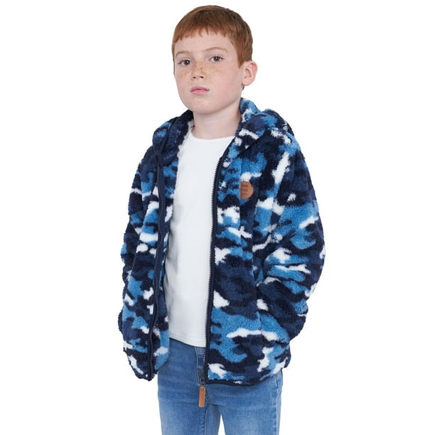 Poleron Niño Kids Coral Navy Corona