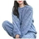 thumbnail image 4 of X2 Conjunto De Pijama Mujer Invierno Suave Peludo Franela, 4 of 10