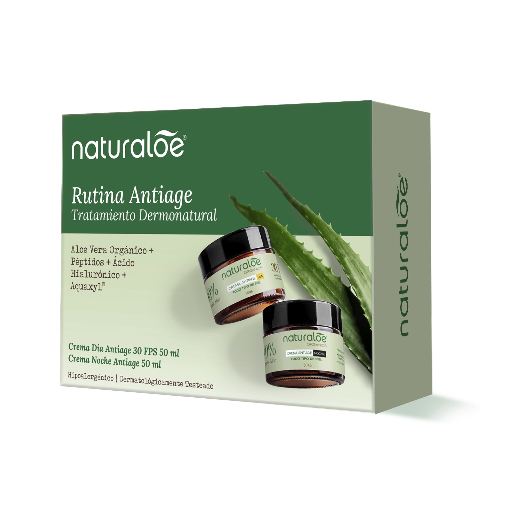 Pack Naturaloe Crema Día 50 G + Noche 50 G Antiage