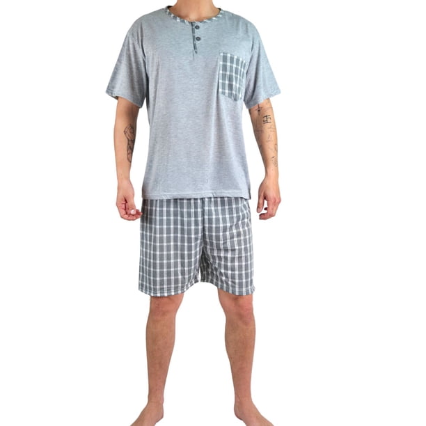 Pijama Hombre Verano Short Y Polera 524