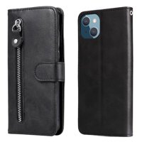 Gangxun - Funda Con Cremallera Para Iphone 14, Carcasa Cartera De Cuero Pu Con Soporte Y Tarjetero