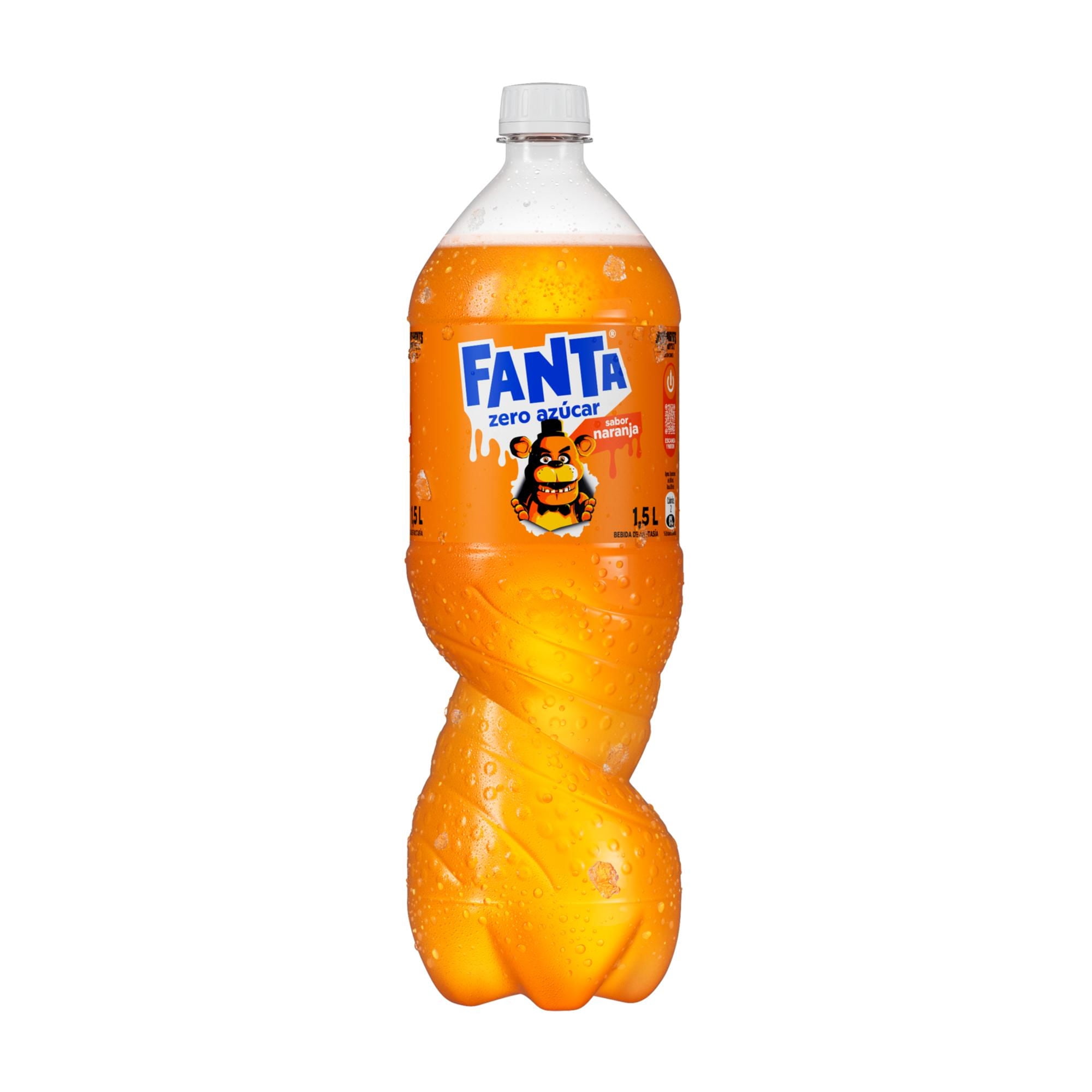 Bebida Naranja Sin Azúcar Botella 1,5 L Fanta