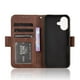thumbnail image 4 of Funda Tipo Billetera FOXDOCK para iPhone 16 Plus – Tapa Flip con Tarjetero, 4 of 5