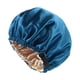 thumbnail image 1 of Gorro De Satén Reutilizable Para Dormir, Ideal Para Ba?o, Salón De Belleza, Spa, Color Azul, 1 of 5